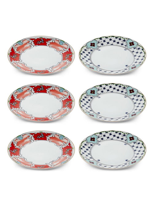 Hermia Set de Platos de Postre Multicolor 6 Piezas Hermia Set de Platos de Postre Multicolor 6 Piezas